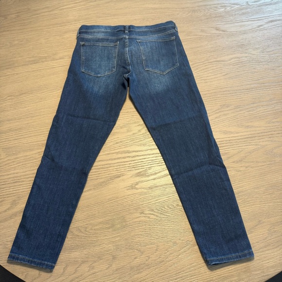 Banana Republic Dark Wash Denim Skinny Jeans Sz 30 Classic Y2K Quiet Luxury - Picture 5 of 9